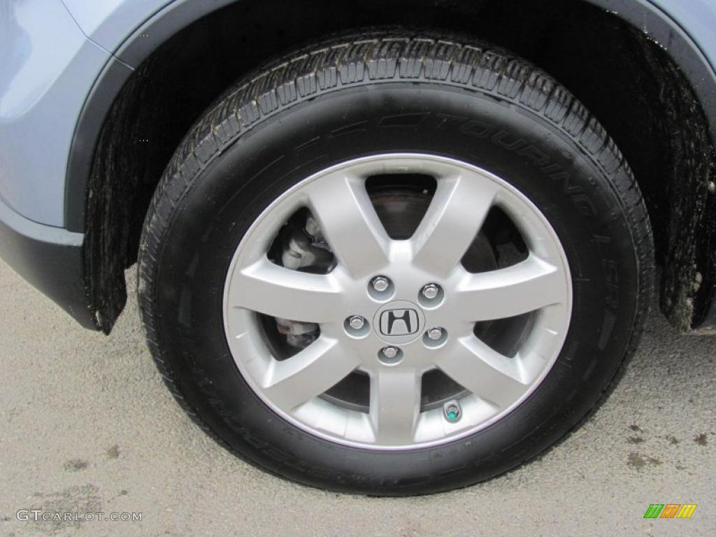2007 CR-V EX 4WD - Glacier Blue Metallic / Gray photo #4