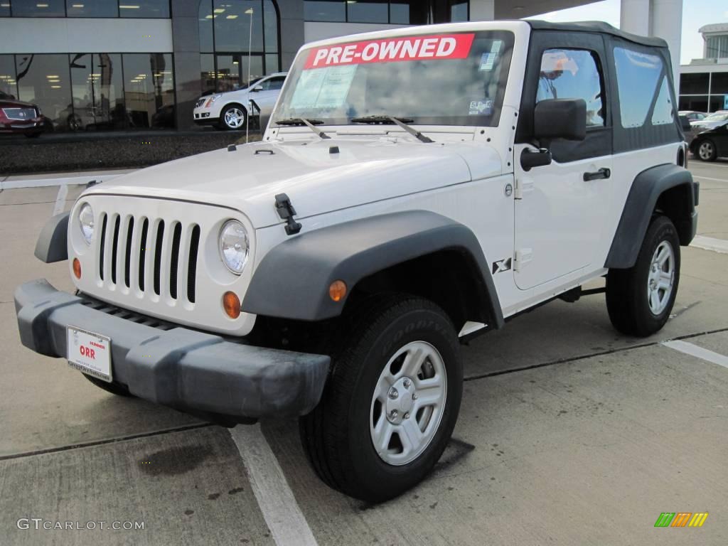 2008 Stone White Jeep Wrangler X 4x4 26210574 Photo 8