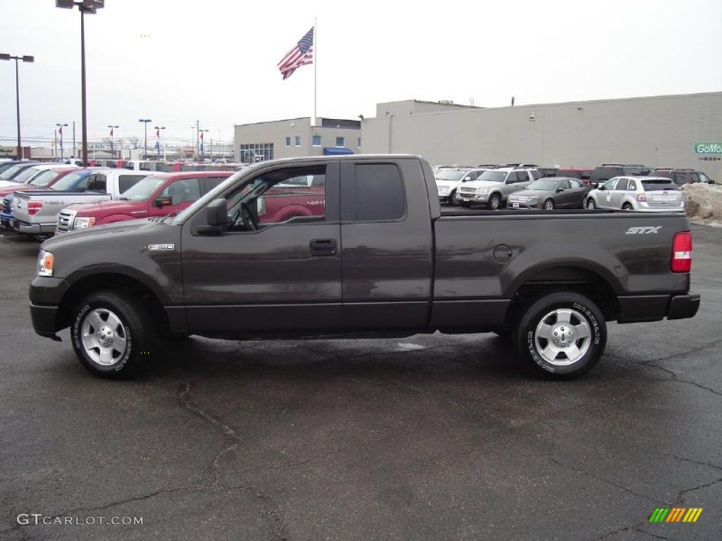 2006 F150 STX SuperCab - Dark Shadow Grey Metallic / Medium/Dark Flint photo #2