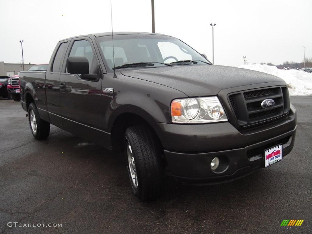 2006 F150 STX SuperCab - Dark Shadow Grey Metallic / Medium/Dark Flint photo #7