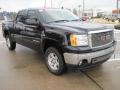 2008 Onyx Black GMC Sierra 1500 SLT Crew Cab 4x4  photo #2