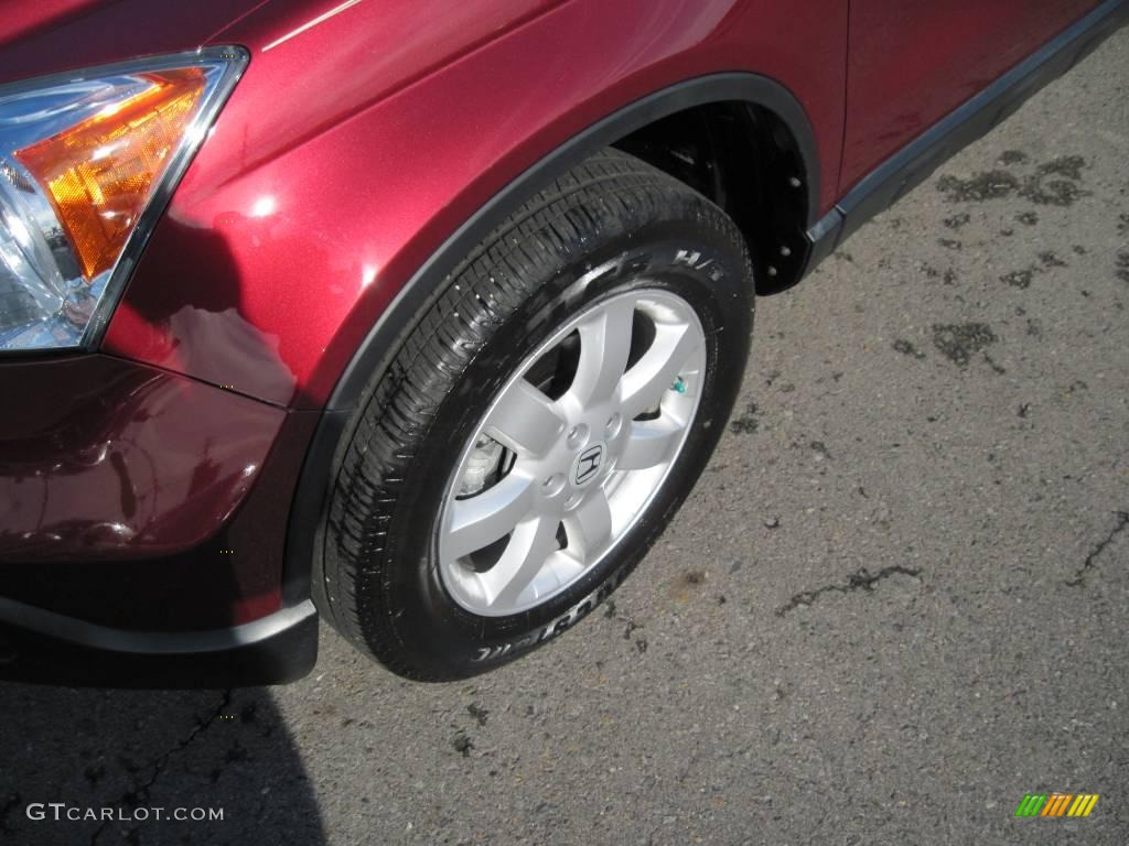 2008 CR-V EX - Tango Red Pearl / Gray photo #9