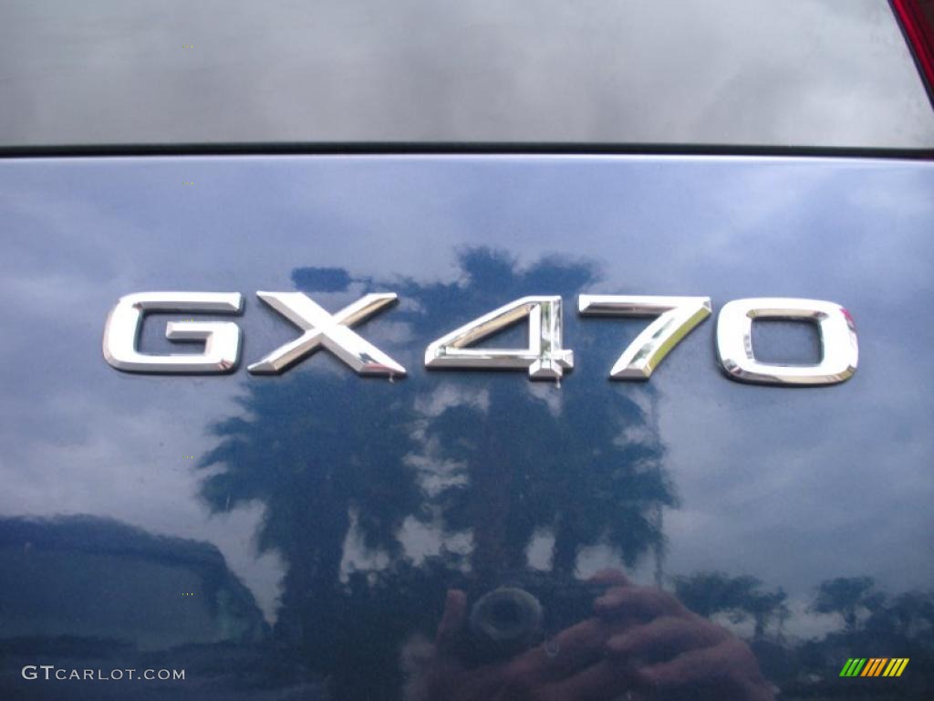 2005 GX 470 - Blue Meridian Pearl / Dark Gray photo #9