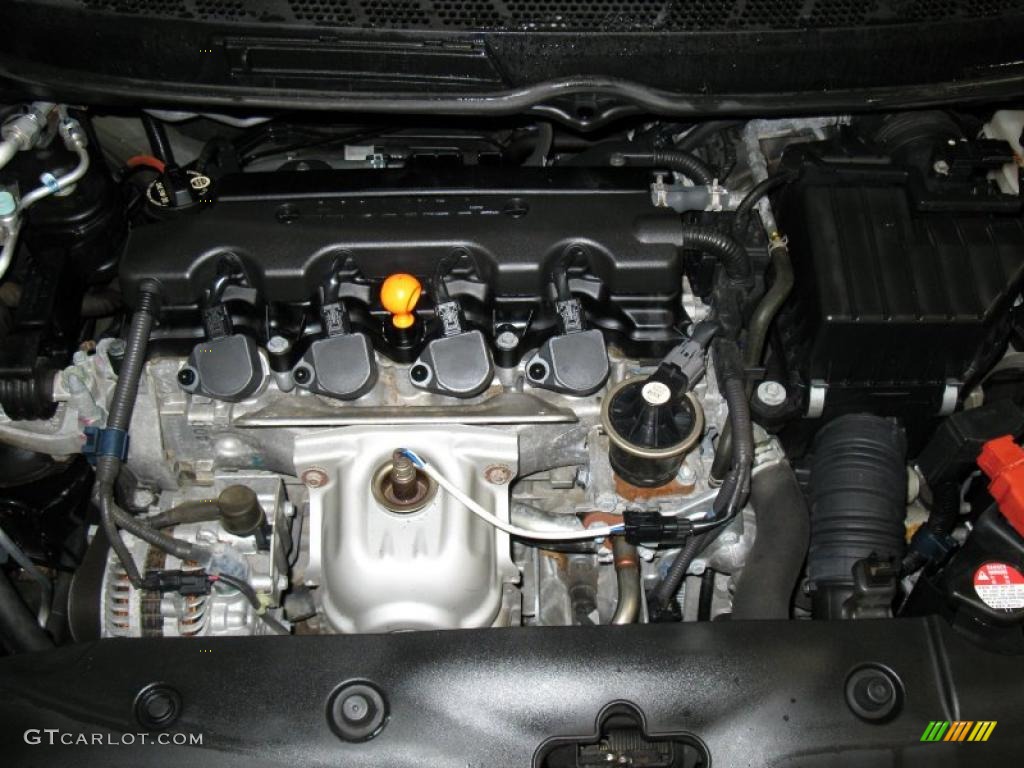 2007 Civic LX Coupe - Nighthawk Black Pearl / Gray photo #25
