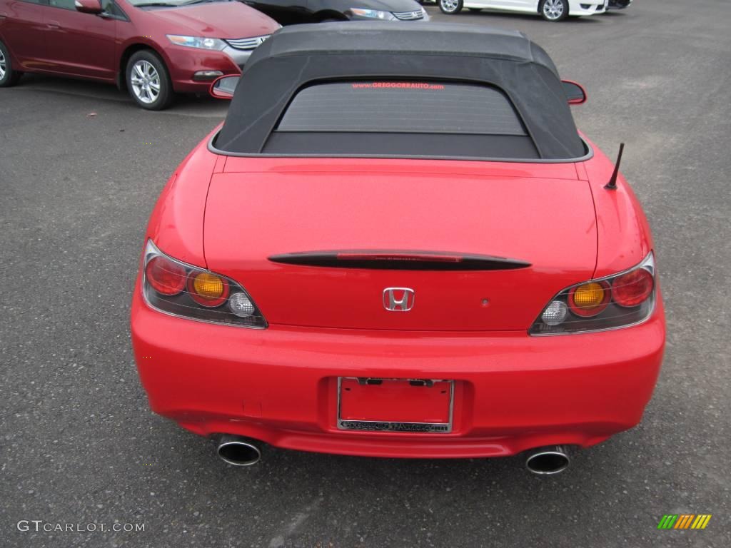 2005 S2000 Roadster - New Formula Red / Black photo #4