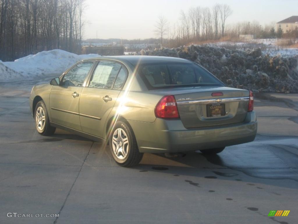 2005 Malibu Sedan - Silver Green Metallic / Neutral Beige photo #6