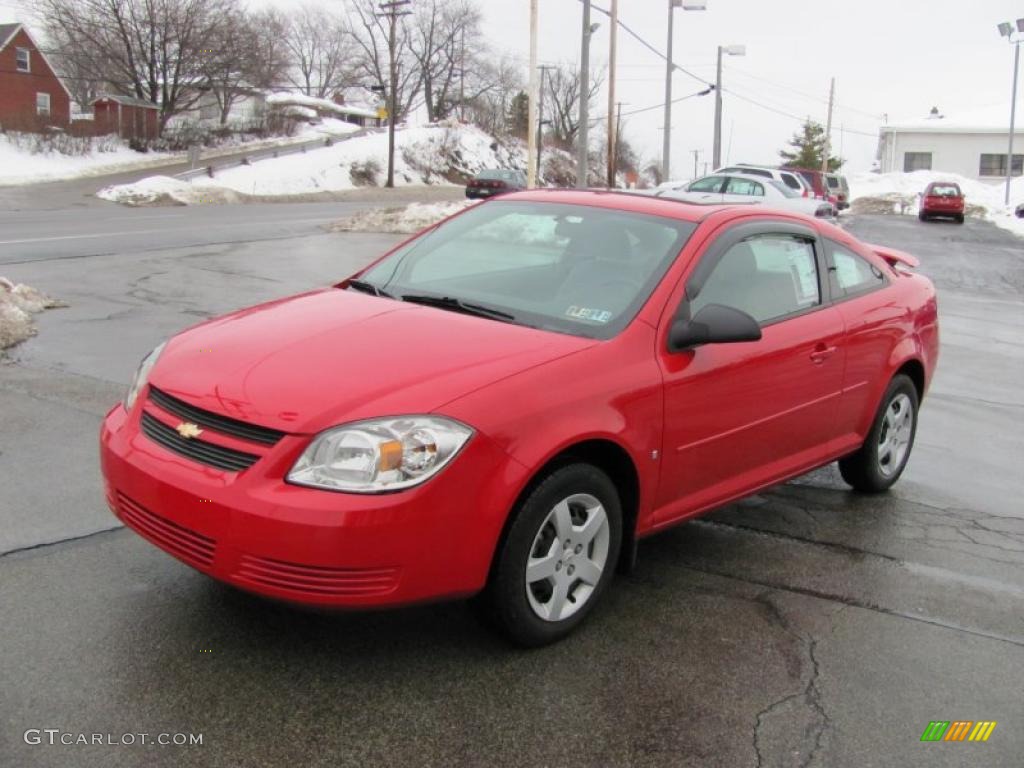 2008 Cobalt LS Coupe - Victory Red / Gray photo #6