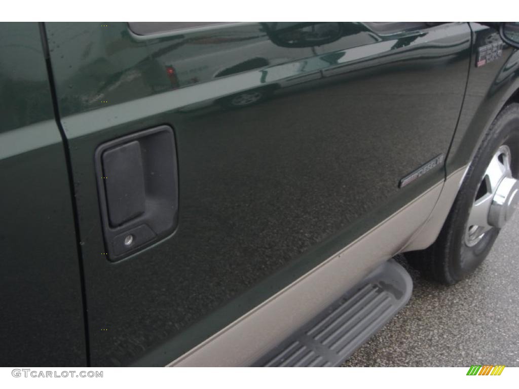 1999 F350 Super Duty Lariat Crew Cab Dually - Woodland Green Metallic / Medium Prairie Tan photo #20