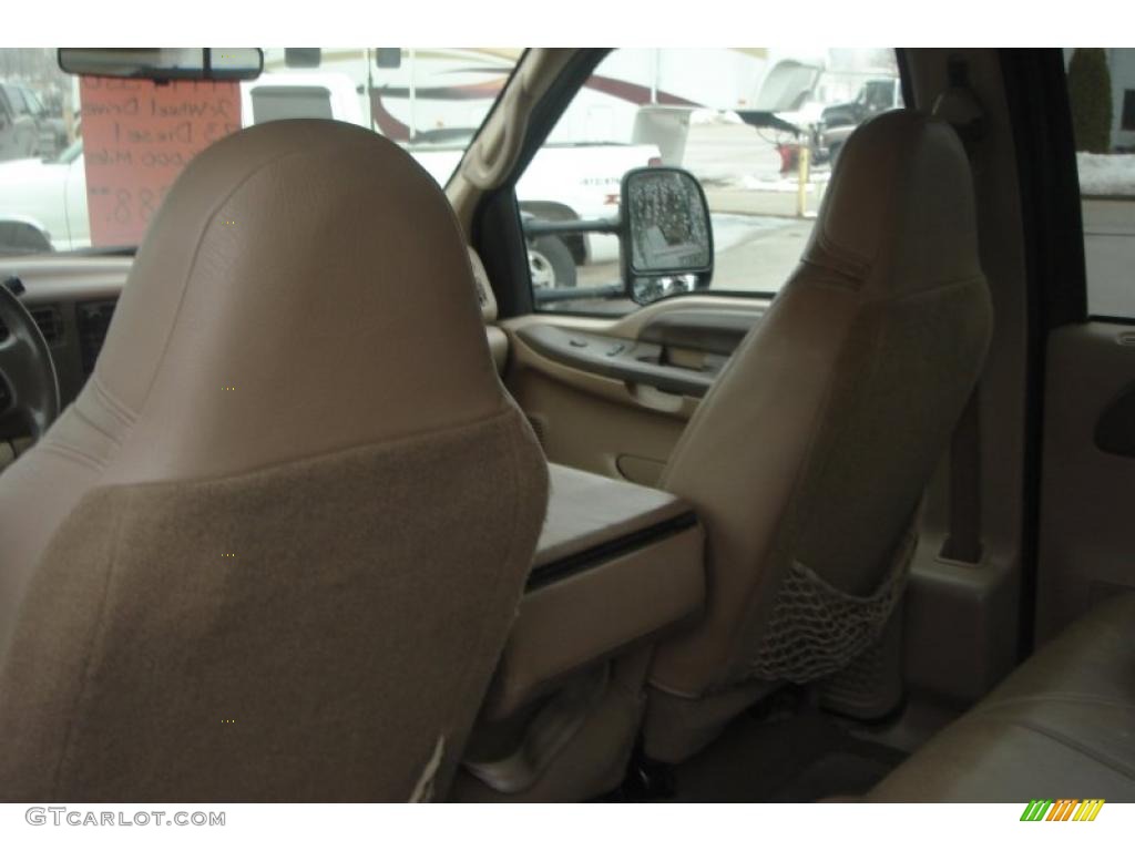 1999 F350 Super Duty Lariat Crew Cab Dually - Woodland Green Metallic / Medium Prairie Tan photo #26