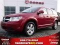 2009 Inferno Red Crystal Pearl Dodge Journey SXT  photo #1