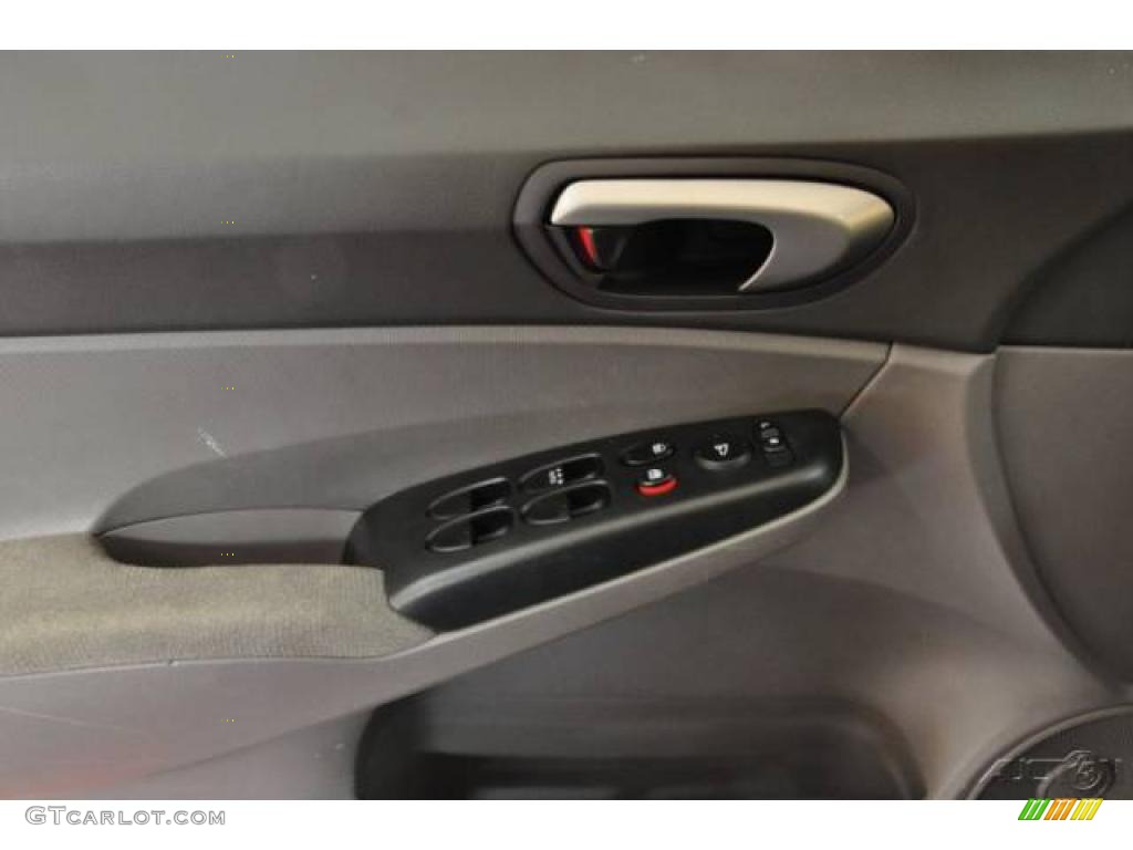 2007 Civic LX Sedan - Atomic Blue Metallic / Gray photo #11