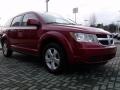 2009 Inferno Red Crystal Pearl Dodge Journey SXT  photo #7