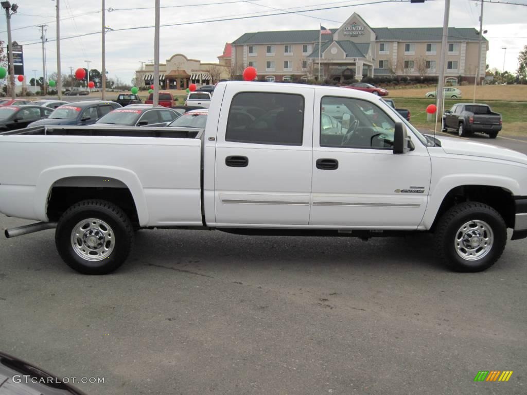 2007 Silverado 2500HD Classic LT Crew Cab - Summit White / Dark Charcoal photo #6