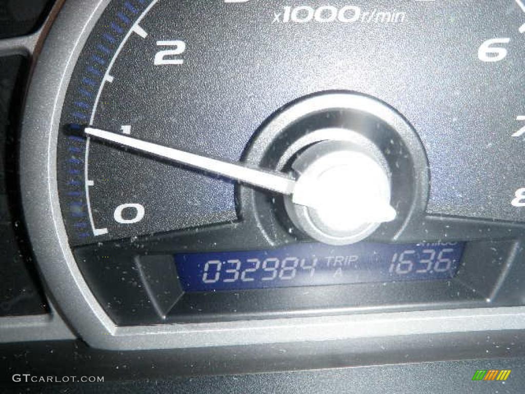 2007 Civic LX Coupe - Atomic Blue Metallic / Gray photo #11