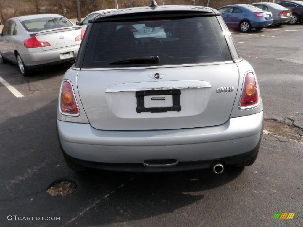 2007 Cooper Hardtop - Sparkling Silver Metallic / Grey/Carbon Black photo #3