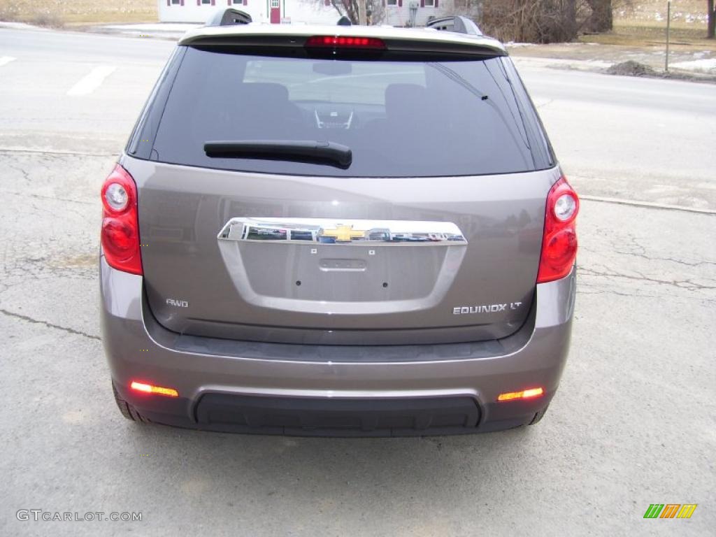 2010 Equinox LT AWD - Mocha Steel Metallic / Jet Black photo #4