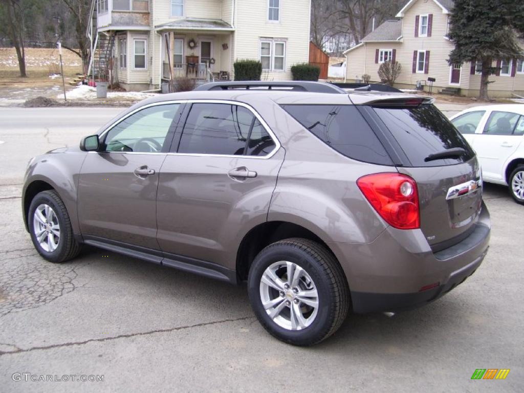 2010 Equinox LT AWD - Mocha Steel Metallic / Jet Black photo #5