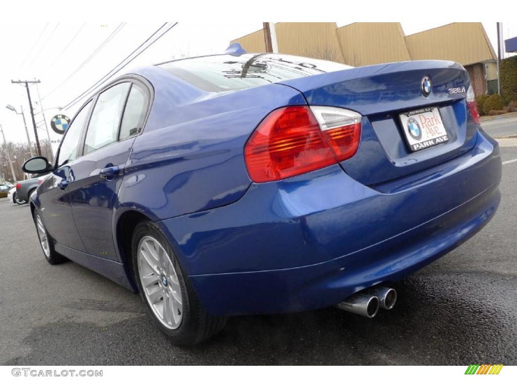 2007 3 Series 328xi Sedan - Montego Blue Metallic / Beige photo #7