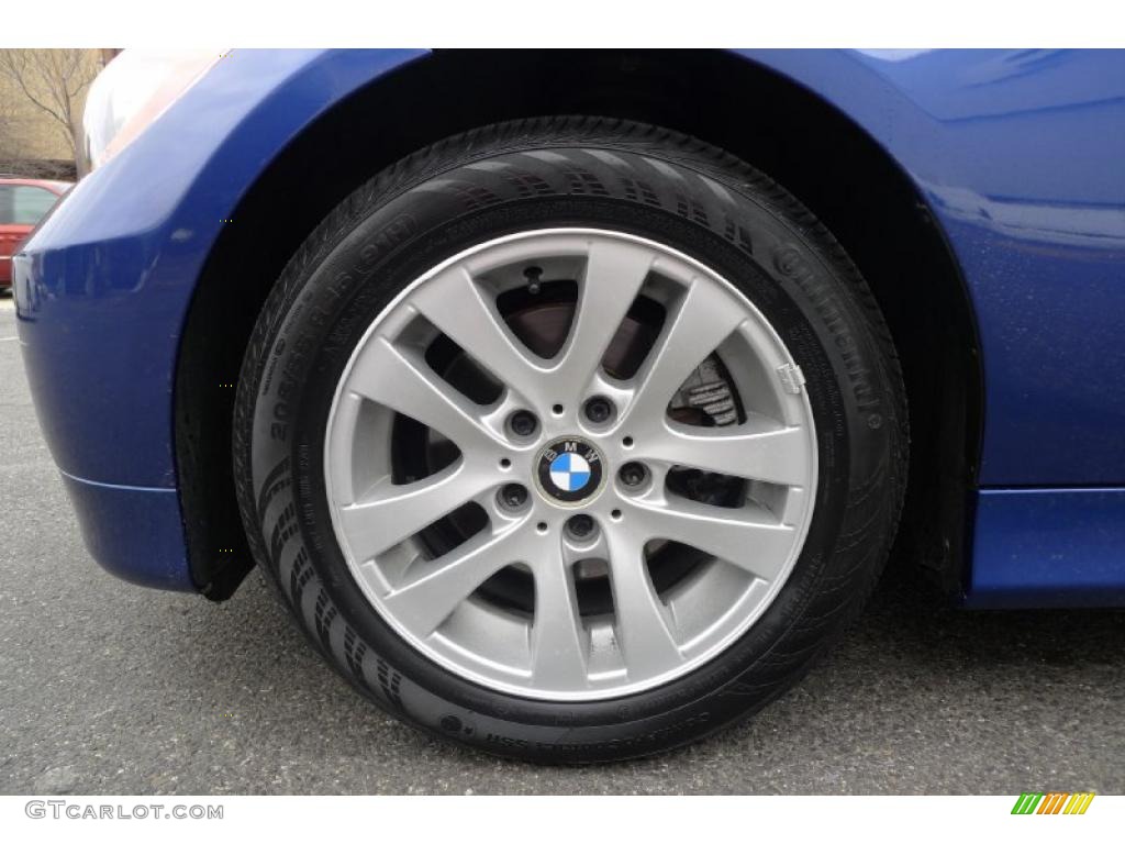 2007 3 Series 328xi Sedan - Montego Blue Metallic / Beige photo #22