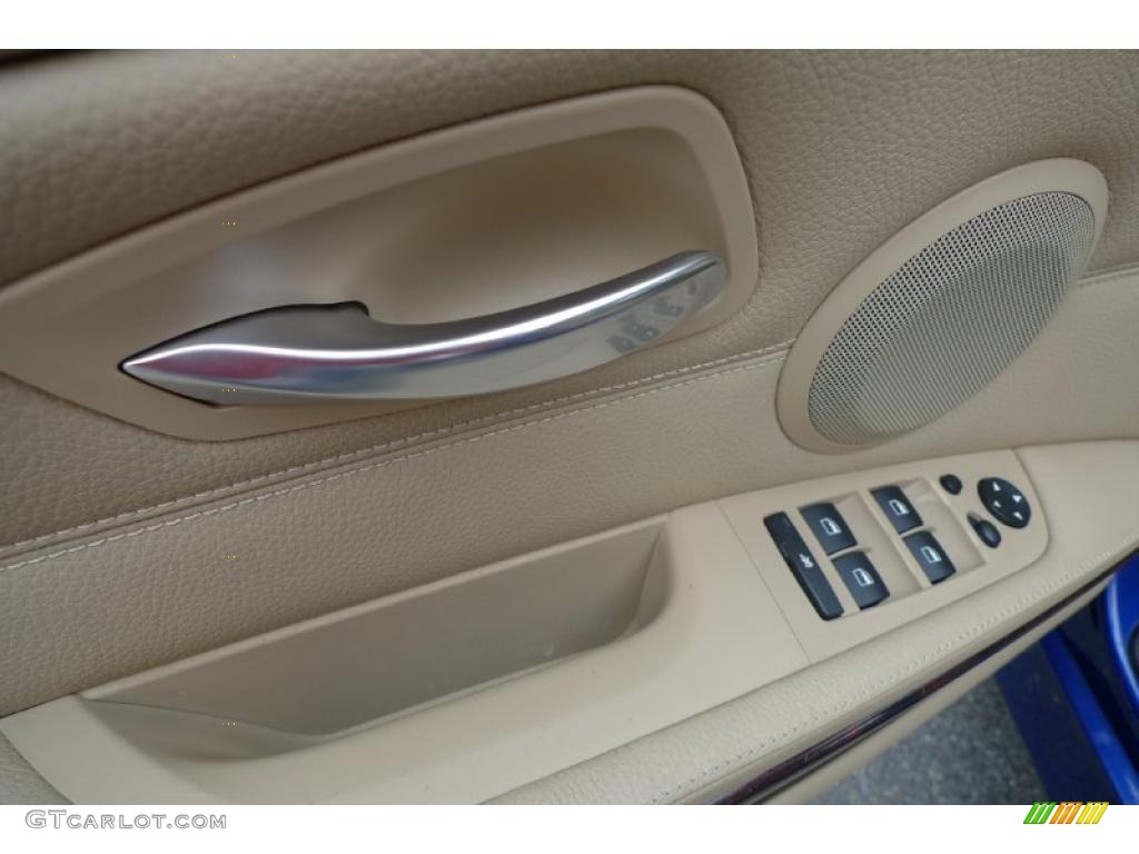 2007 3 Series 328xi Sedan - Montego Blue Metallic / Beige photo #28