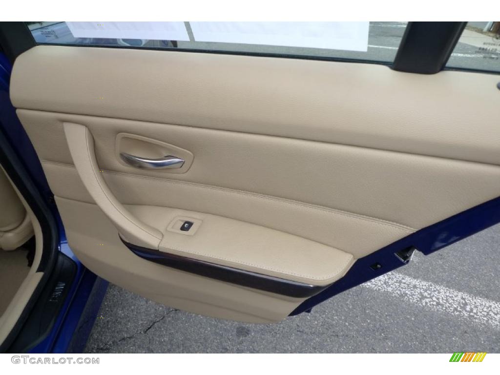 2007 3 Series 328xi Sedan - Montego Blue Metallic / Beige photo #37