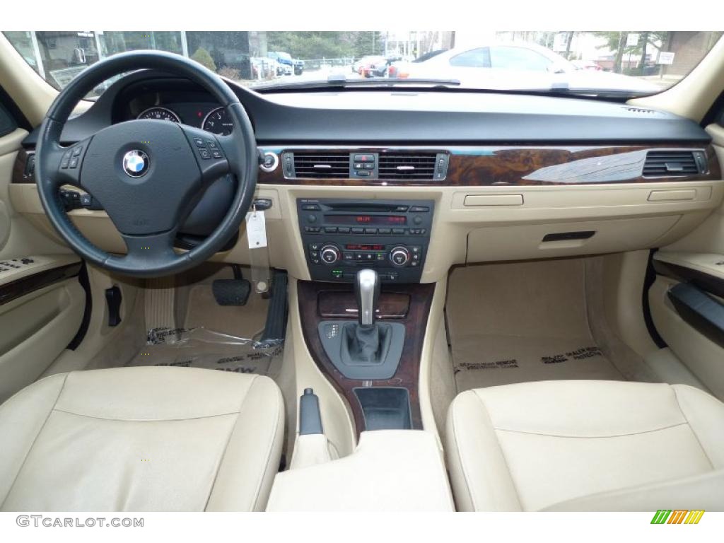 2007 3 Series 328xi Sedan - Montego Blue Metallic / Beige photo #41