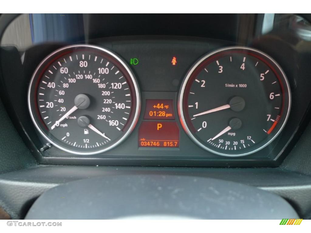 2007 3 Series 328xi Sedan - Montego Blue Metallic / Beige photo #53