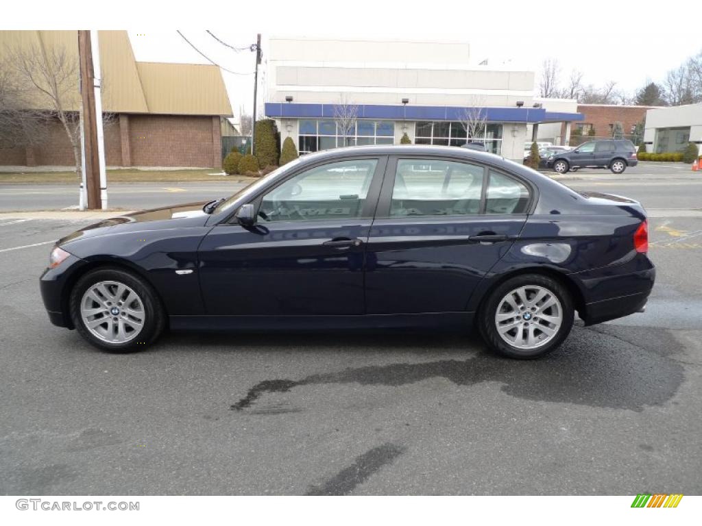 2007 3 Series 328xi Sedan - Monaco Blue Metallic / Grey photo #3