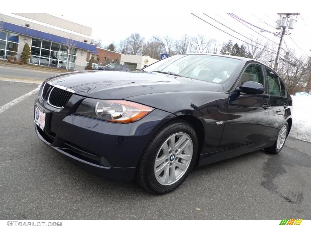 2007 3 Series 328xi Sedan - Monaco Blue Metallic / Grey photo #25