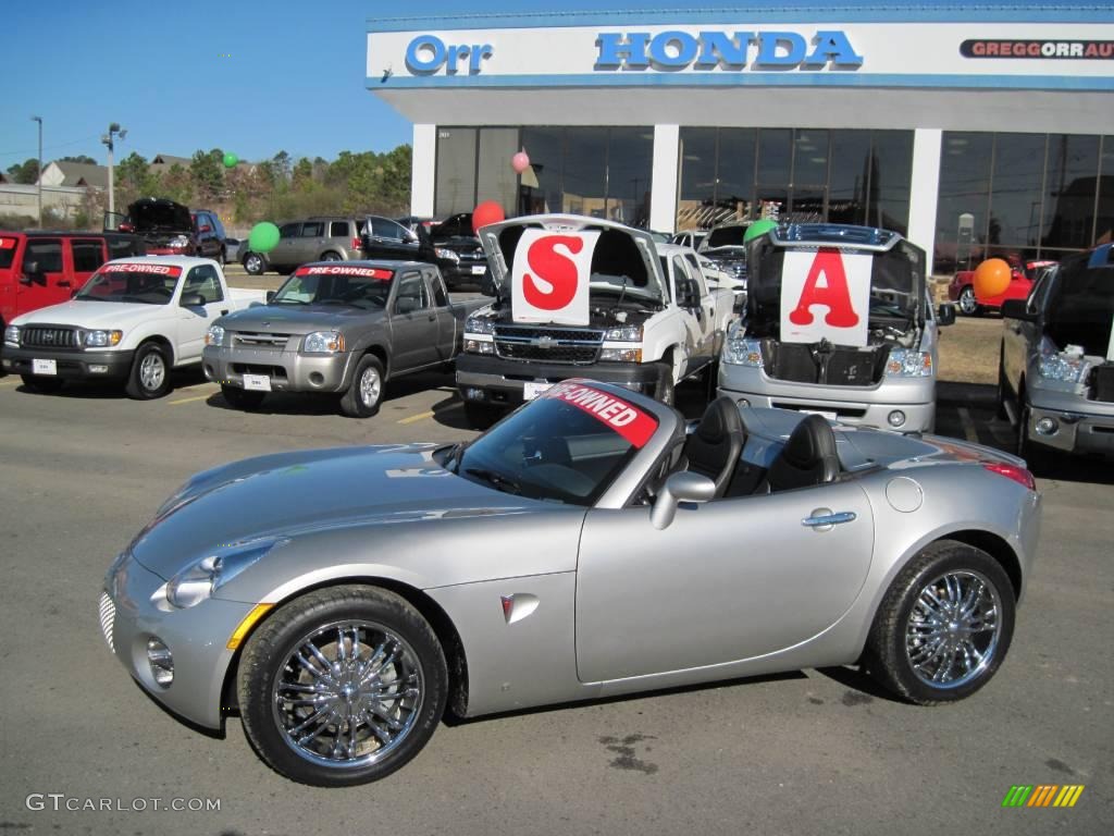 2008 Solstice Roadster - Cool Silver / Ebony photo #1