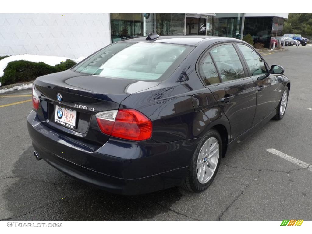 2007 3 Series 328xi Sedan - Monaco Blue Metallic / Grey photo #32