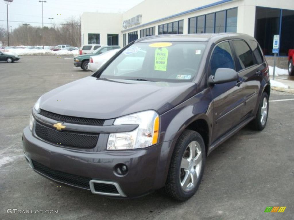 2008 Equinox Sport AWD - Granite Gray Metallic / Ebony photo #7