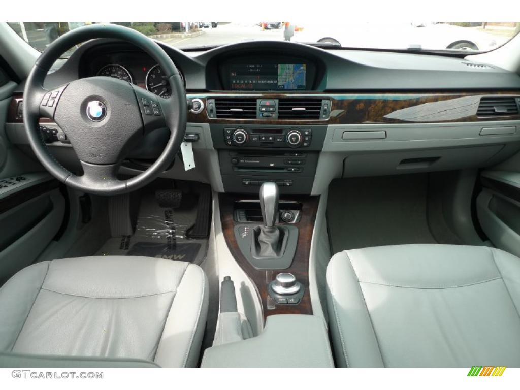 2007 3 Series 328xi Sedan - Monaco Blue Metallic / Grey photo #43