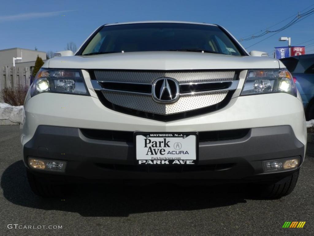 2007 MDX Sport - Aspen White Pearl / Parchment photo #8