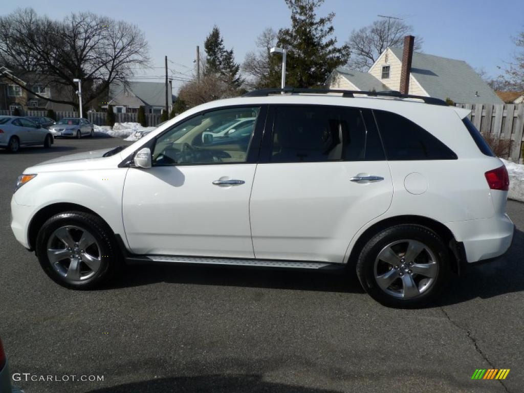 2007 MDX Sport - Aspen White Pearl / Parchment photo #11