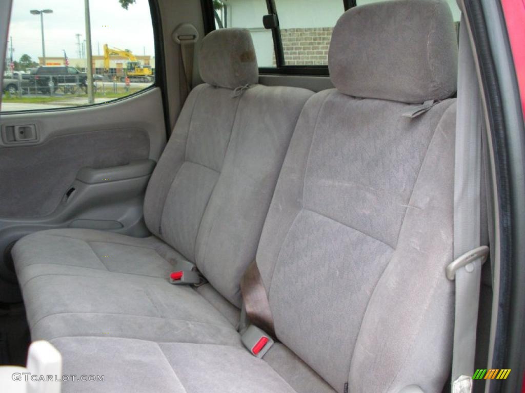 2003 Tacoma V6 TRD PreRunner Double Cab - Radiant Red / Oak photo #16