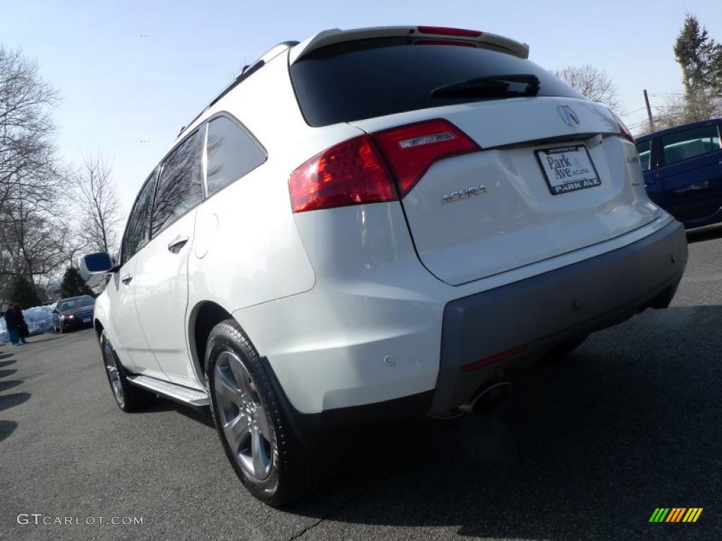 2007 MDX Sport - Aspen White Pearl / Parchment photo #13