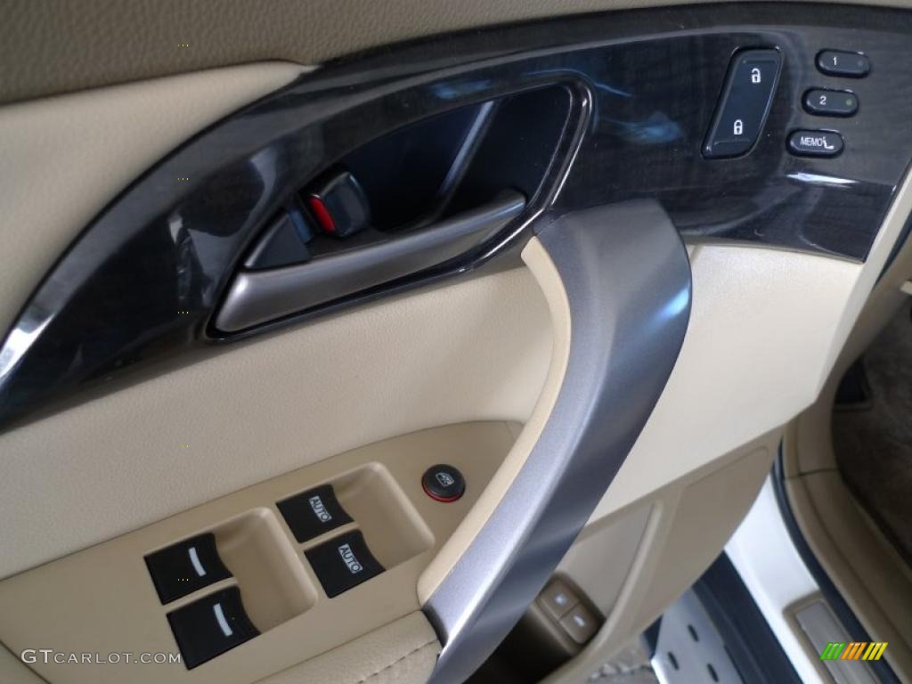 2007 MDX Sport - Aspen White Pearl / Parchment photo #24