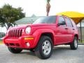 2002 Flame Red Jeep Liberty Limited 4x4  photo #1