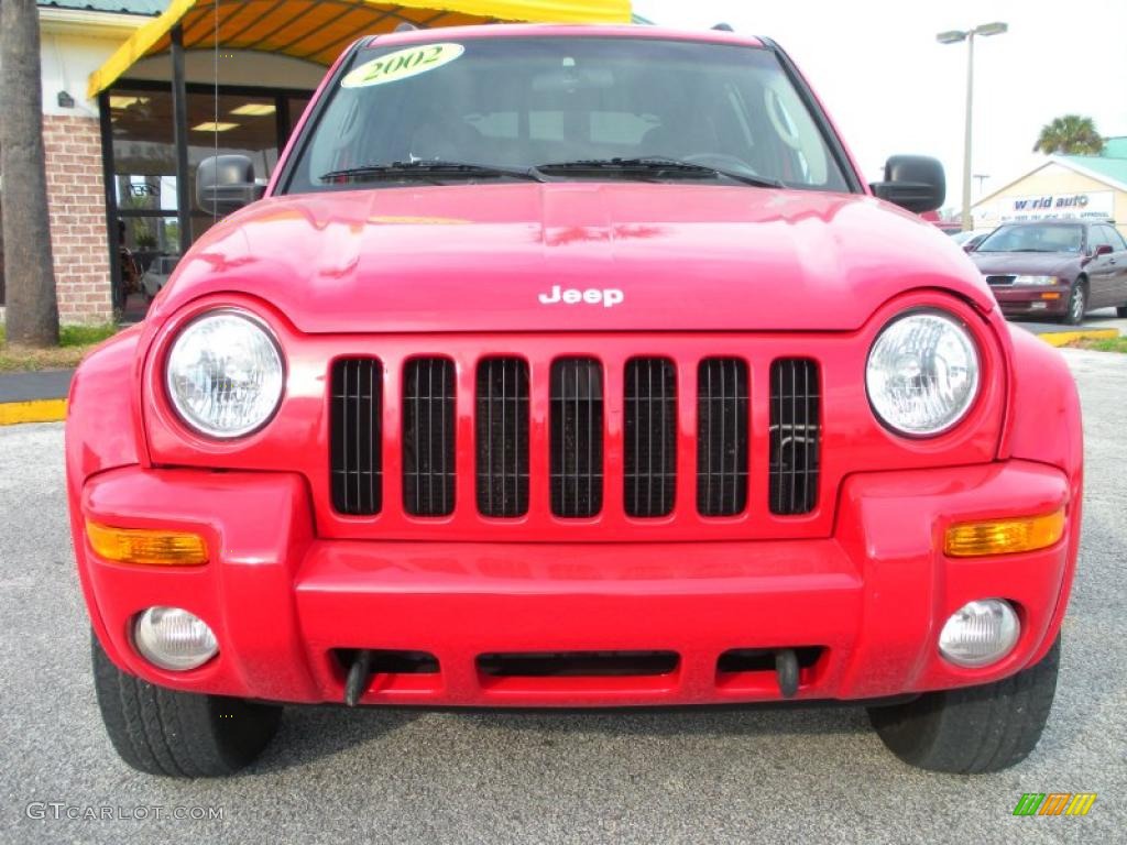 2002 Liberty Limited 4x4 - Flame Red / Dark Slate Gray photo #2