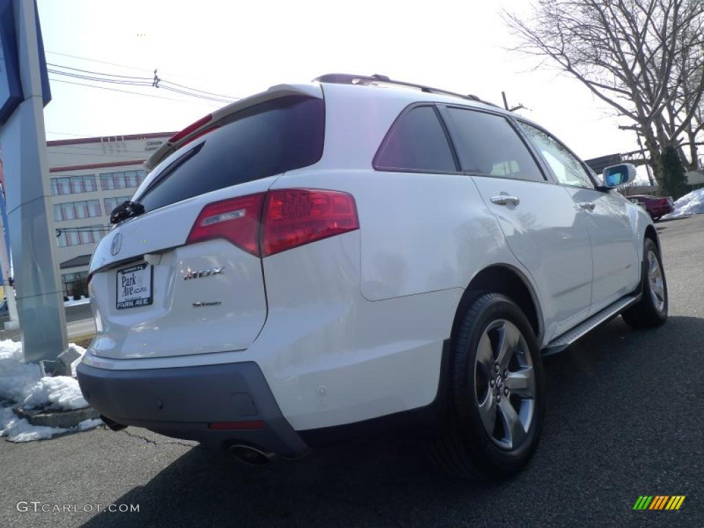 2007 MDX Sport - Aspen White Pearl / Parchment photo #26