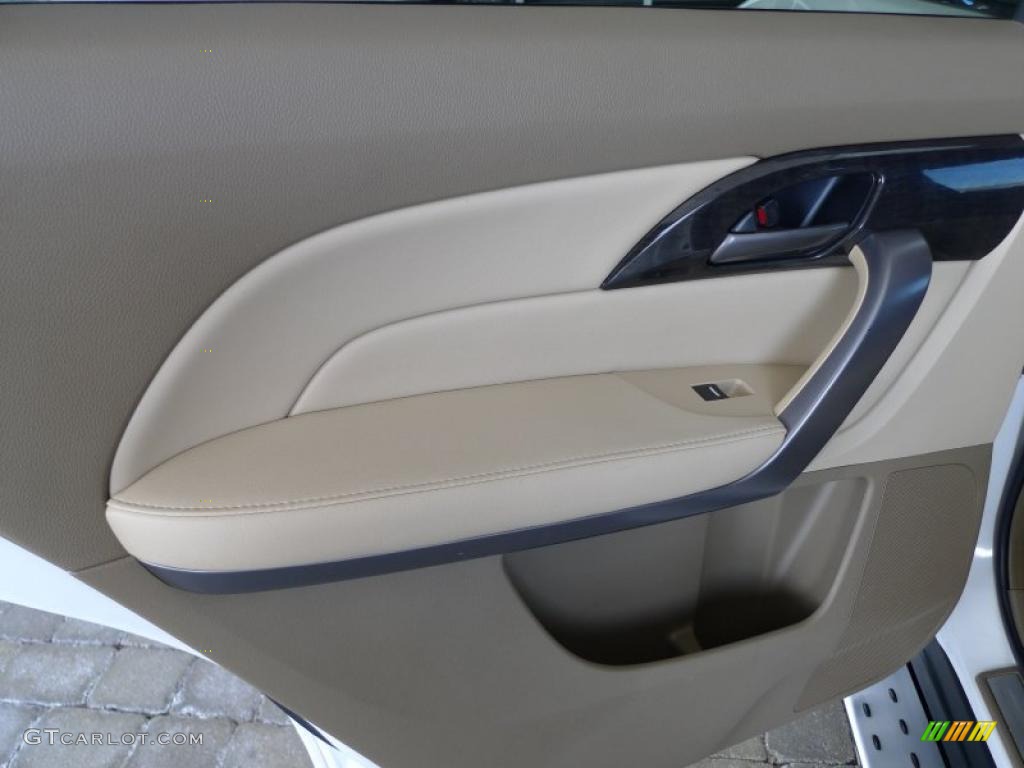 2007 MDX Sport - Aspen White Pearl / Parchment photo #36