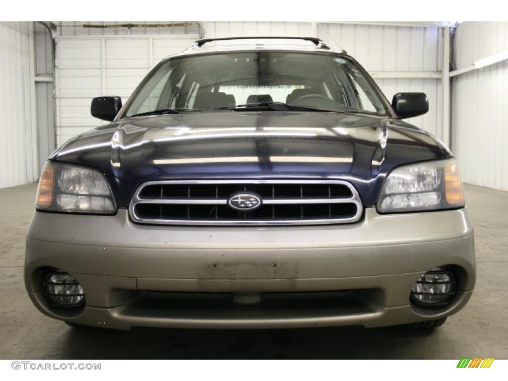 2001 Outback Wagon - Deep Sapphire Metallic / Black photo #3