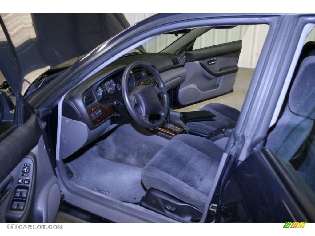 2001 Outback Wagon - Deep Sapphire Metallic / Black photo #14