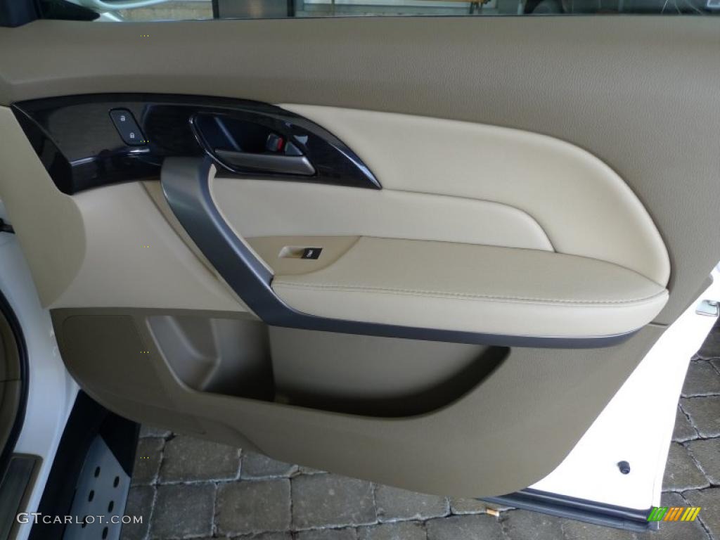 2007 MDX Sport - Aspen White Pearl / Parchment photo #56