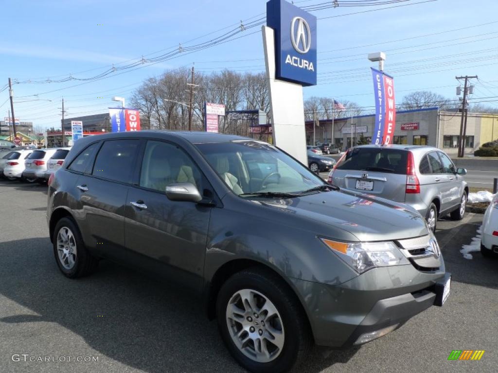 2007 MDX  - Nimbus Gray Metallic / Taupe photo #1