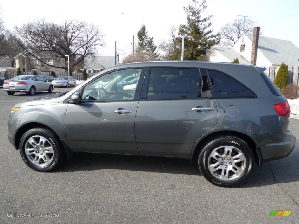 2007 MDX  - Nimbus Gray Metallic / Taupe photo #6