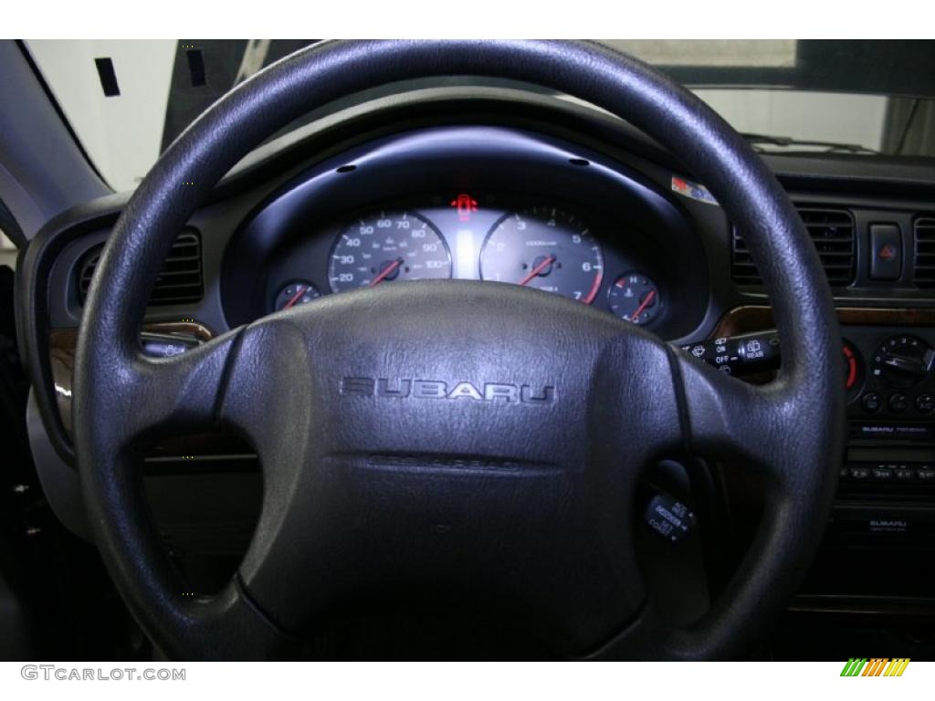 2001 Outback Wagon - Deep Sapphire Metallic / Black photo #35