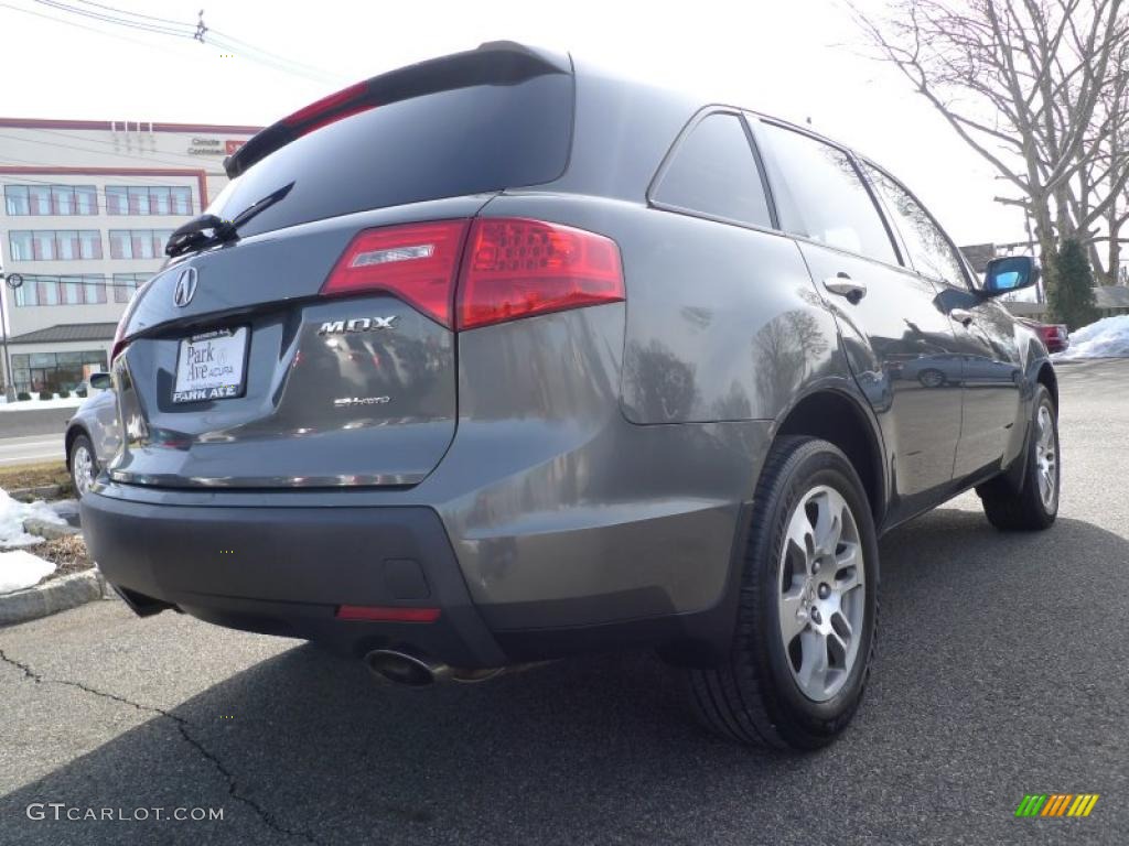 2007 MDX  - Nimbus Gray Metallic / Taupe photo #14