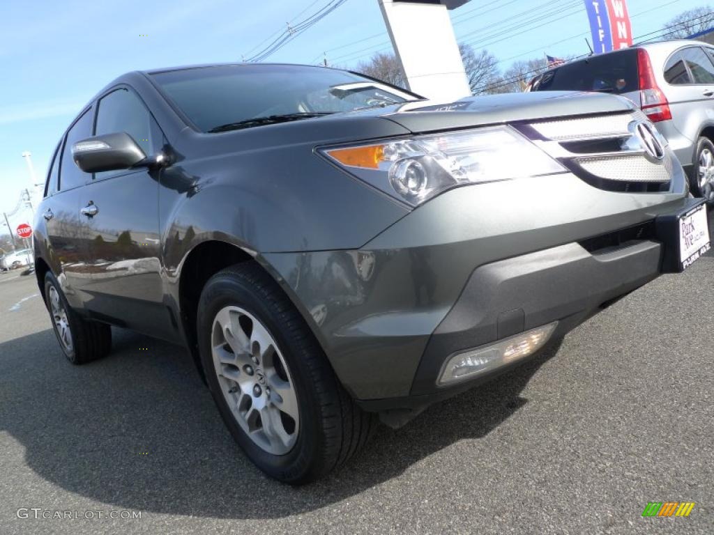 2007 MDX  - Nimbus Gray Metallic / Taupe photo #23